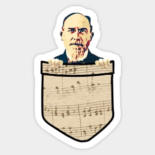 Erik Satie In My pocket Sticker
